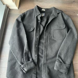 J.Cree Brown Wool Overshirt Size XL